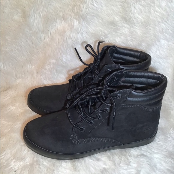 Timberland ortholite black leather boots size 7 - Picture 3 of 6